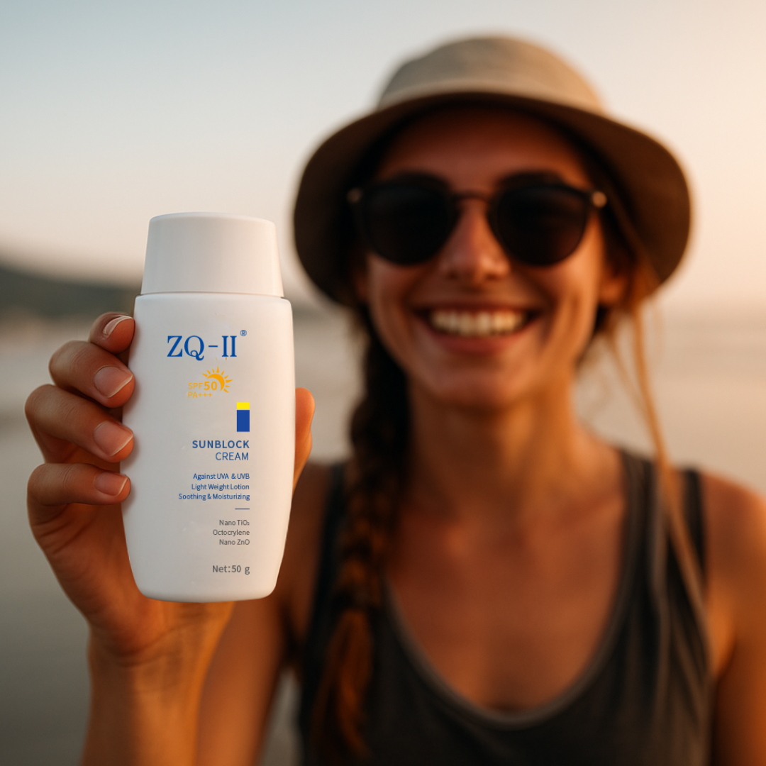 ZQ-II Sunblock Cream: သင်၏နေ့စဉ်အသားအရေထိန်းသိမ်းမှုမရှိမဖြစ်လိုအပ်သည်။ နွေရာသီအတွက်သာမဟုတ်ပါ။