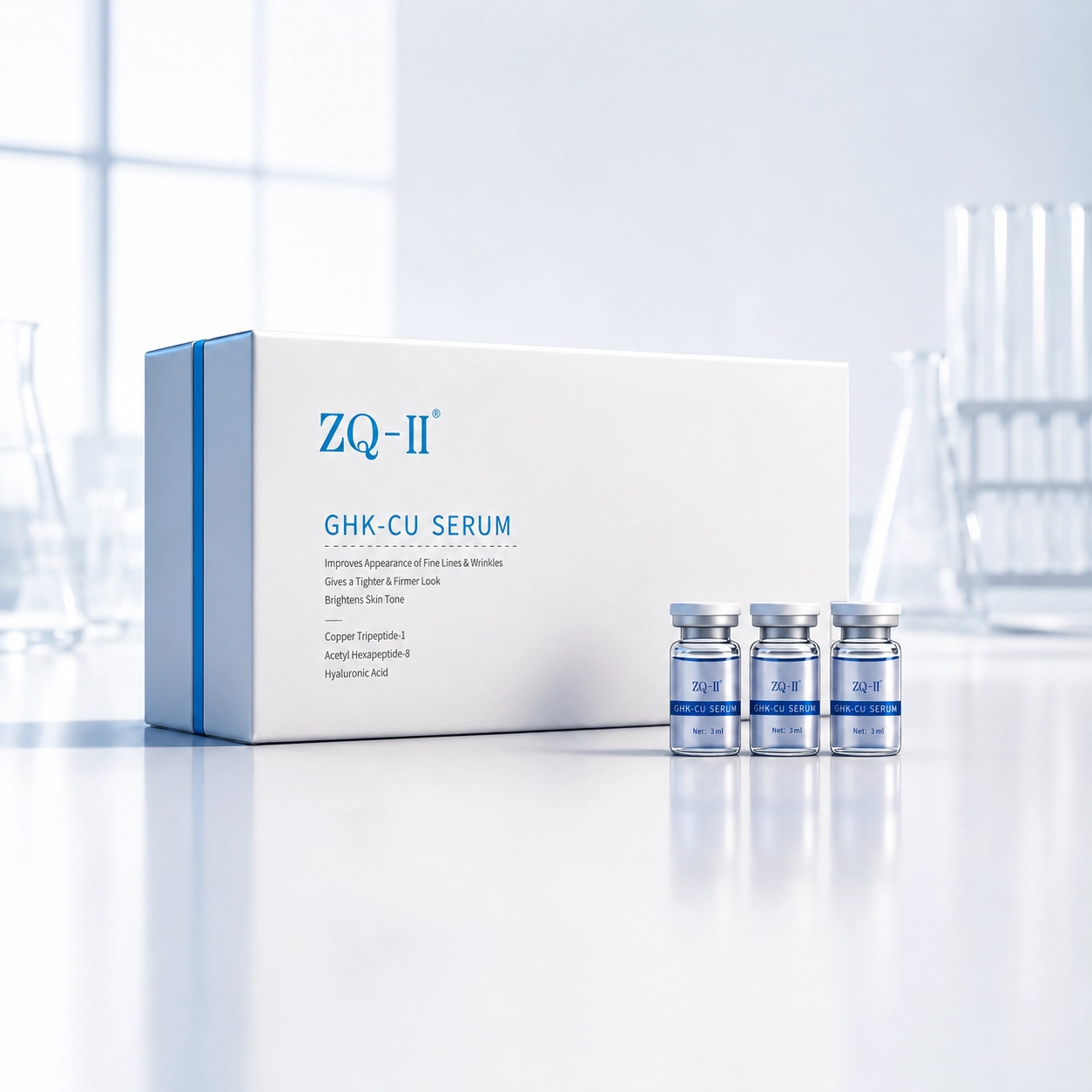 GHK-Cu Copper Peptide Serum သည် အရေပြားပြန်လည်ပြုပြင်ခြင်းအတွက် အကောင်းဆုံးဖြစ်သည်။
