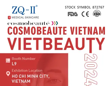 Vietbeauty x Cosmobeauté ဗီယက်နမ် 2024- ZQ-II ၏ ဆေးဘက်ဆိုင်ရာ အသားအရေ ထိန်းသိမ်းမှု ပေါ်လွင်ချက်များ